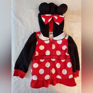 Disney Junior Minnie Mouse Hoodie Size 4T Excellent Condition